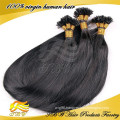 2015 wholesale top quality 100% brazilian remy human hair extension u tip hair